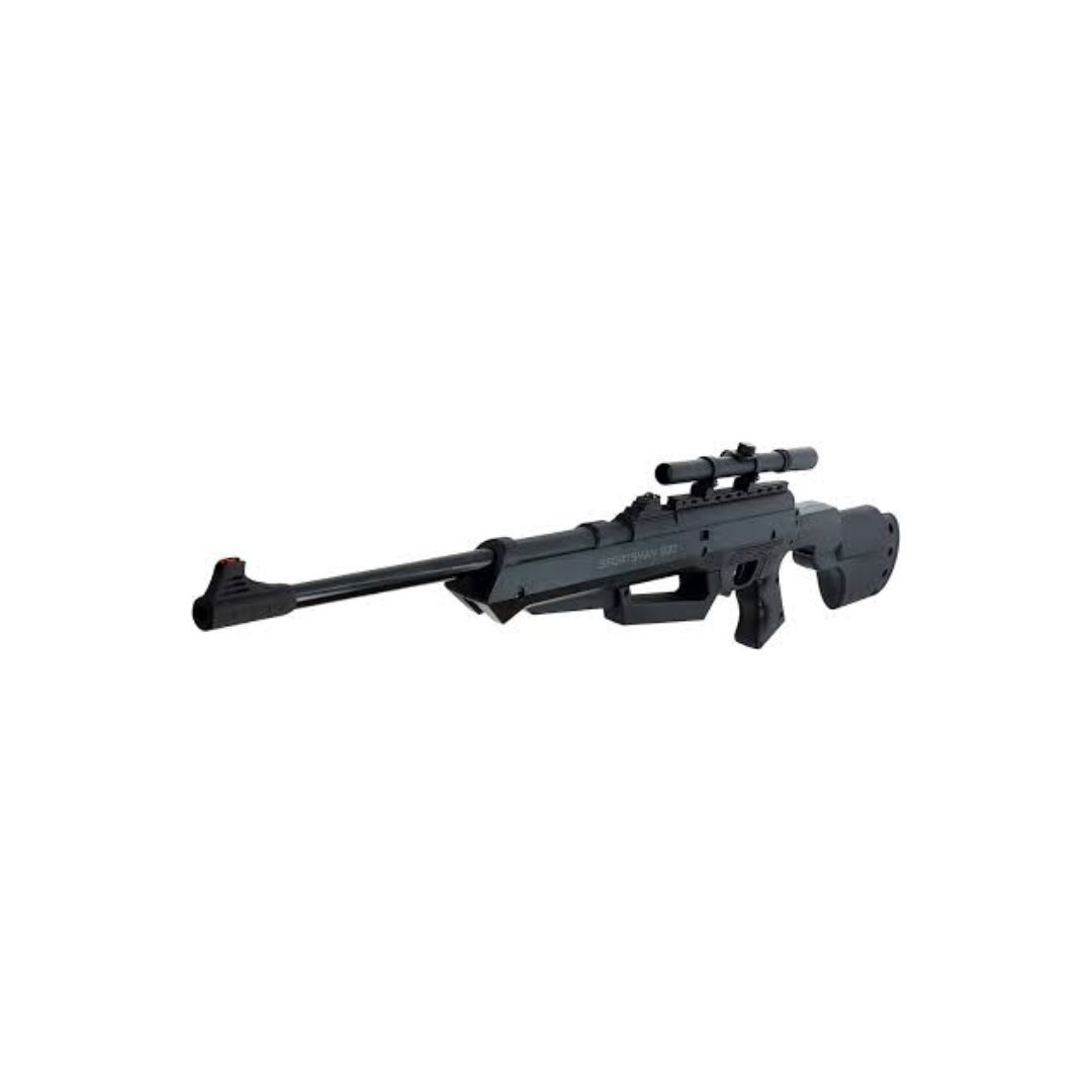 Bear River Sportsman 900 - Rifle de aire, escopeta de aire comprimido con bomba múltiple 0.177, escopeta de balines con mira incluida