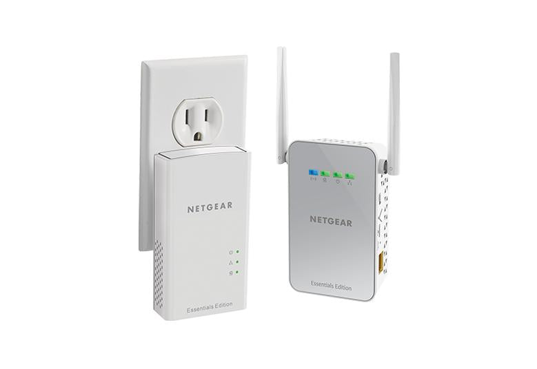 NETGEAR - Extensor Powerline, 1000Mbps, 1 Puerto Gigabit + 1 Extensor WiFi