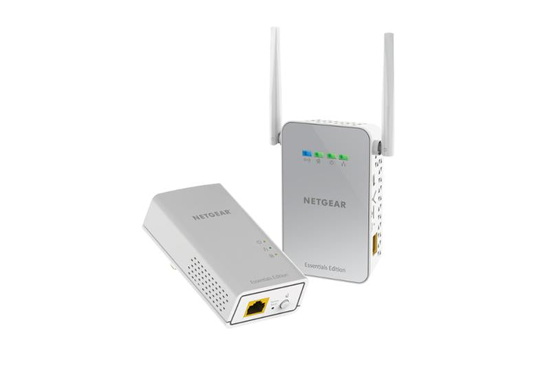 NETGEAR - Extensor Powerline, 1000Mbps, 1 Puerto Gigabit + 1 Extensor WiFi